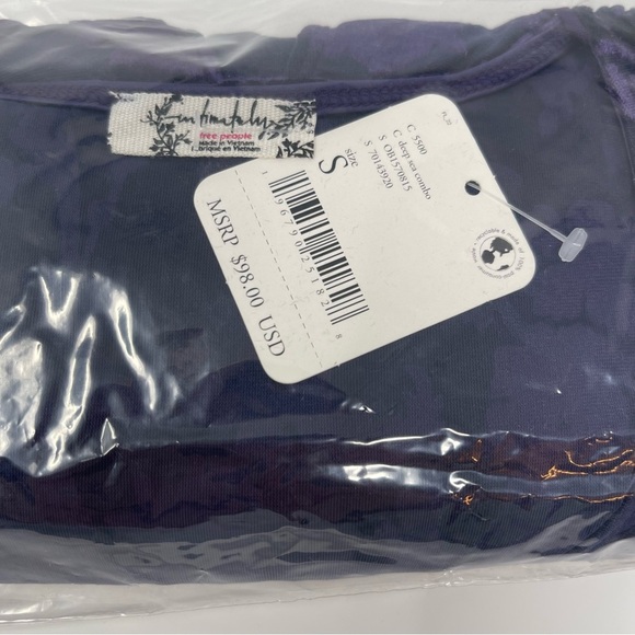 Free People Magic Hour Bodysuit in Purple - Picture 7 of 7